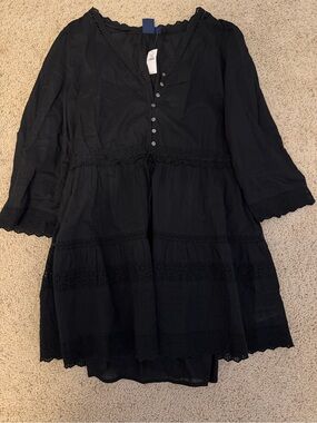 Gap Lace Trim Mini Dress - New with Tags